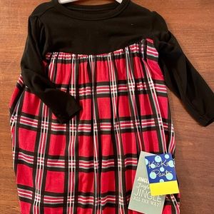 Kickee Pants Christmas Plaid Swing Dress